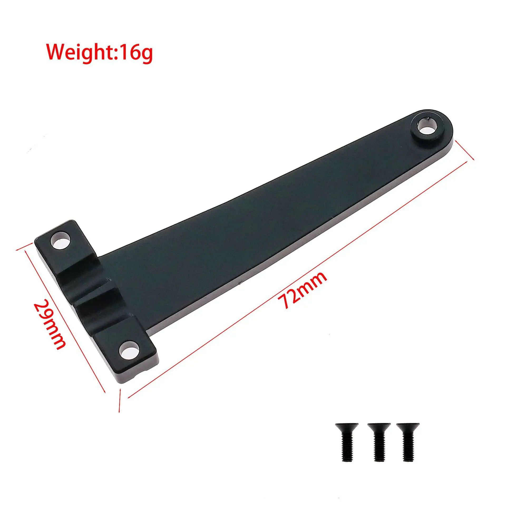 Metal Front Chassis Connector Plate for Tamiya CW-01 CW01 Lunch Box Midnight Pumpkin Monster Beetle Upgrade Parts Accessories