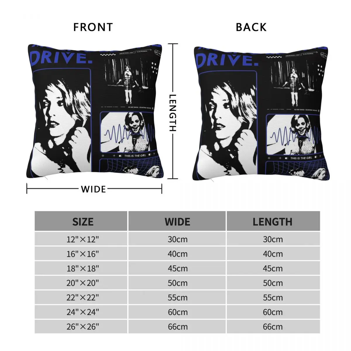 Mulholland Drive Horror Film Pillowcase Polyester Linen Velvet Creative Zip Decorative Throw Pillow Case Car Cushion Cover