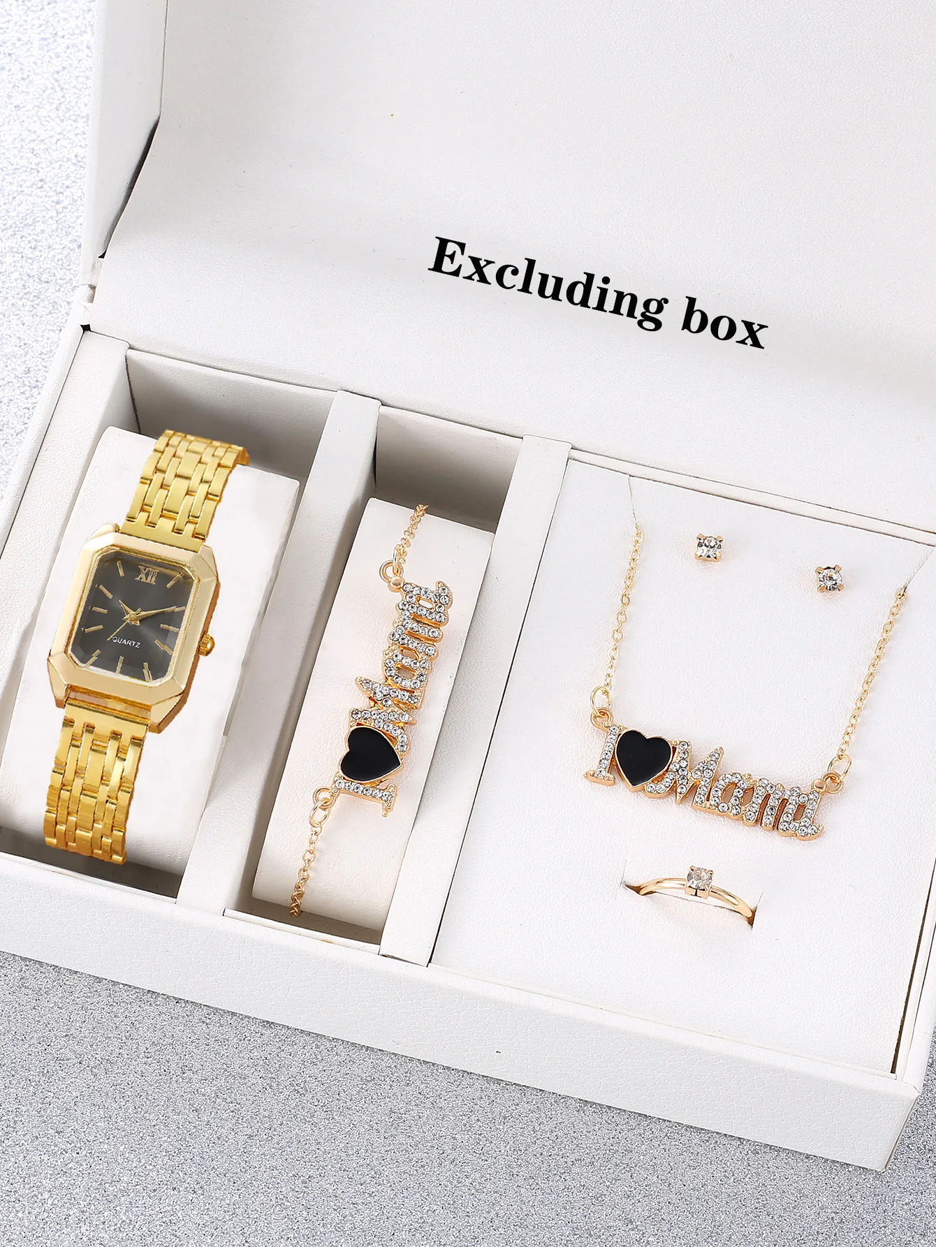 Light luxury steel strip women's watch pointer female student fashionable simple square quartz watch