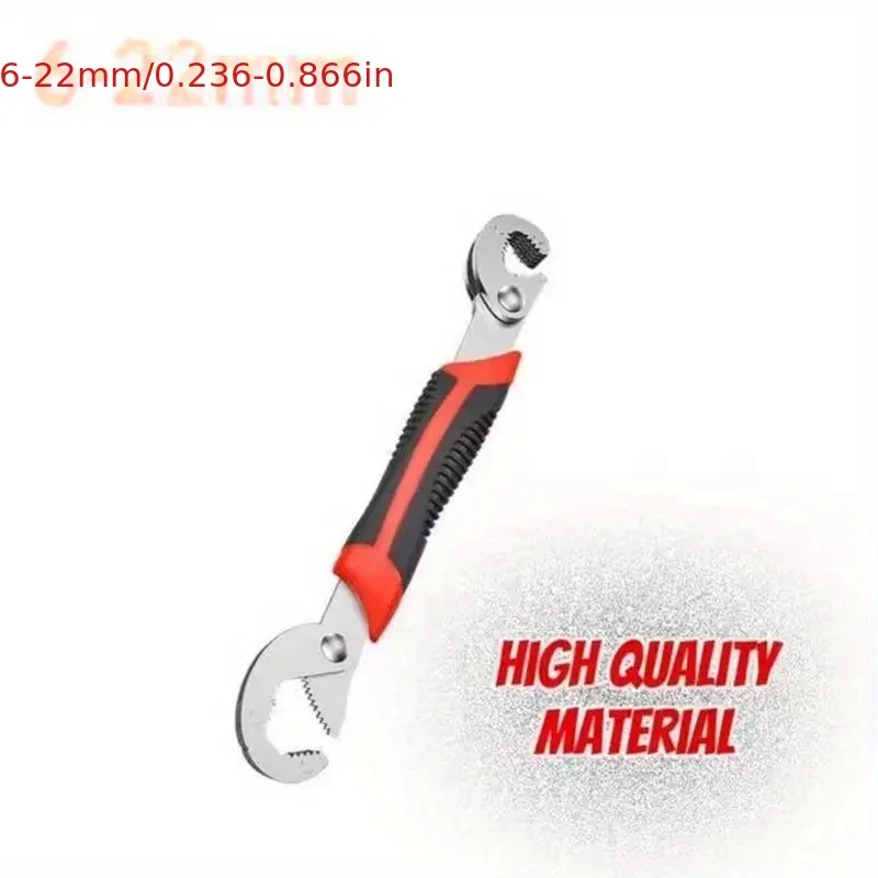 Universal Wrench, 6mm-32mm,WoodWorking Universal Spanner,Stainless Steel Non-slip Multifunctional Spanner, Multi-Size Adjustable