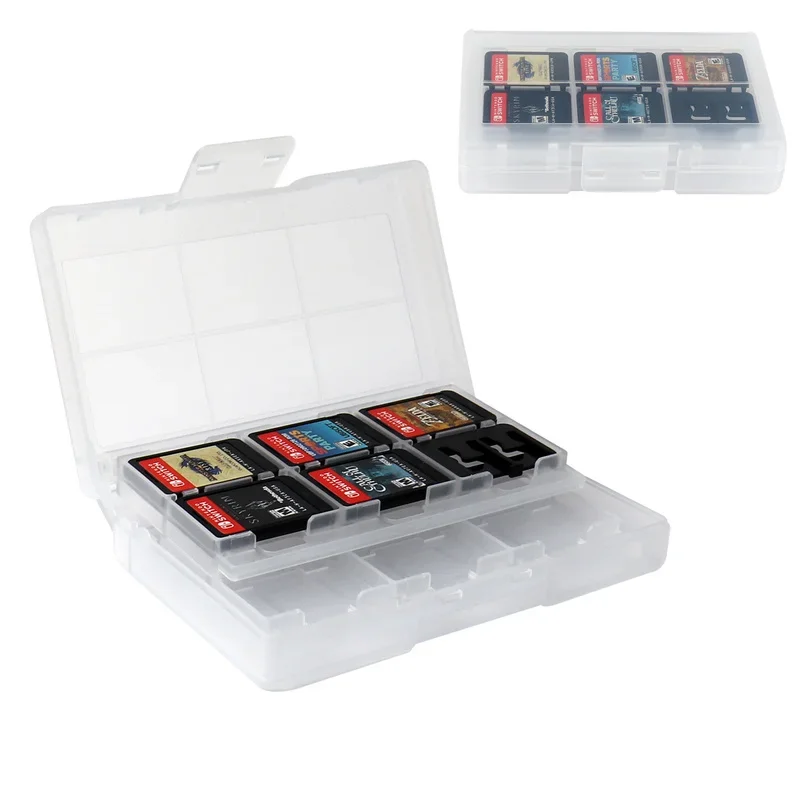 Kotak penyimpanan casing kartu Game untuk Aksesori Gamepad Oled sakelar ringan