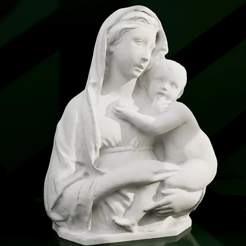 

Mother and Child Love Relief Resin Statue Sculpture Ornament Decorative Gift Home Diffuser Seiko Figure Sculpture