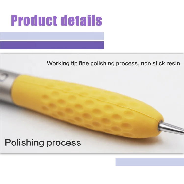 High Quality den tal Composite Resin Filling Spatula Titanium plated Head Resin Filler Kit