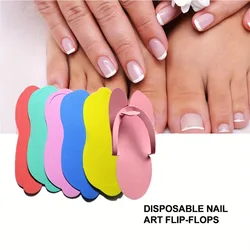 6/12/24 Pairs/bag Manicure Foot Slippers, Pedicure Slippper, Flip Flops For Salon Nail Spa Foot care tools Manicure tools