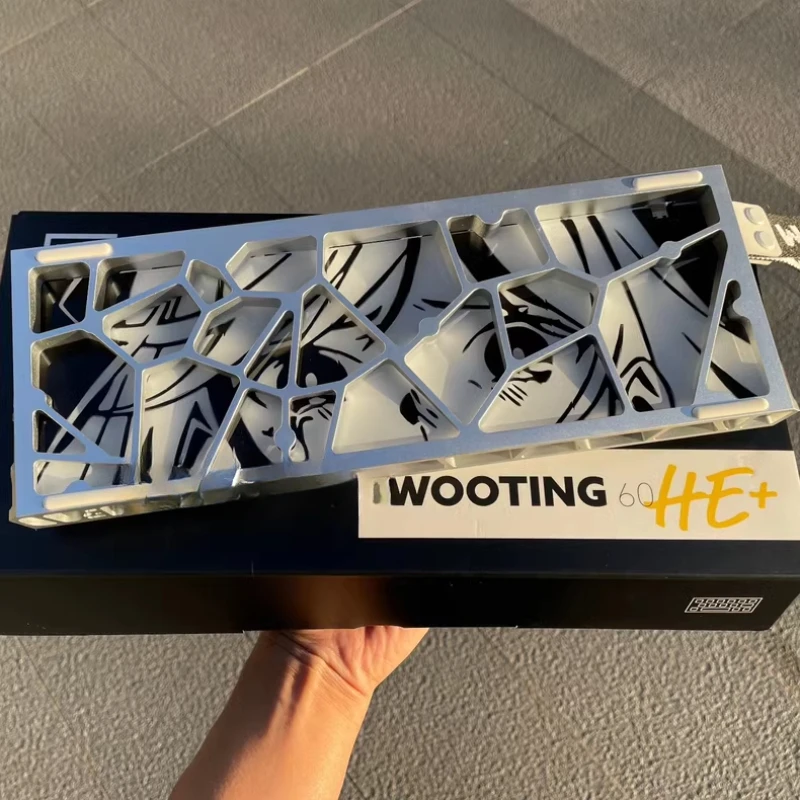 Holy60/GH60 Keyboard Base Plate Custom Anime Keyboard Plate Acrylic Case for Mad60/Wooting/rakka Keyboard Plate Gamer Accessory