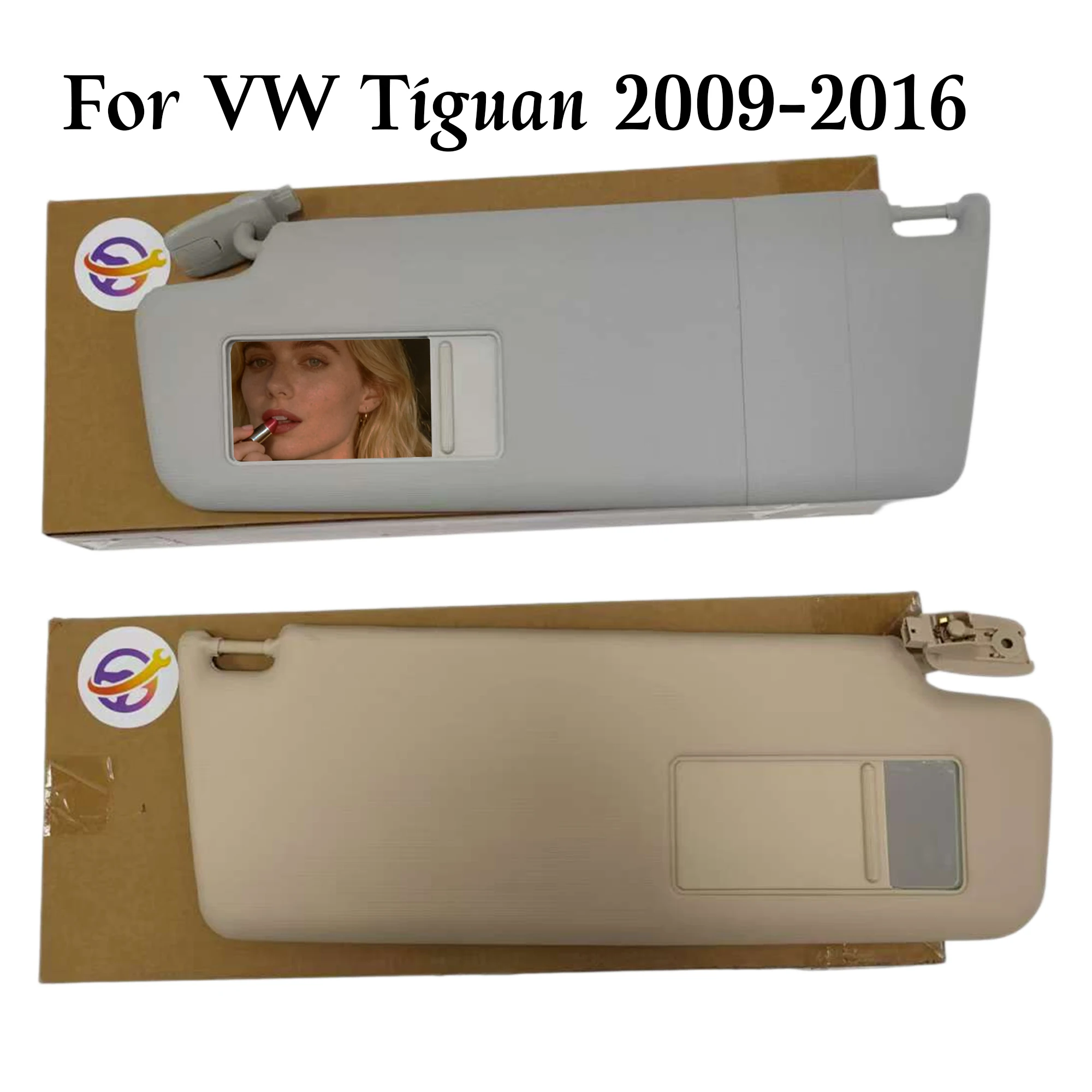 

Левая и правая передние солнцезащитные панели (козырьки) для Volkswagen Tiguan 2009-2016 годов, запчасть для ремонта