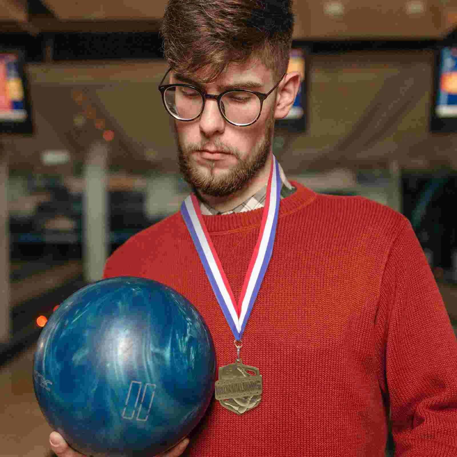 Bowling Medal Delicate Sports Medals for Reward Decorate Zinc Alloy Awards Adults