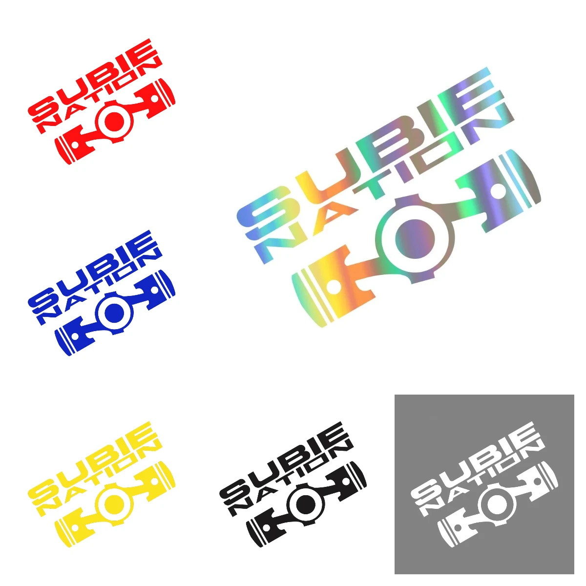 

Creative SUBIE Nation Car Exterior Stickers Waterproof Sunscreen Vinyl Decals Motorcycle Decorative Accessories PVC