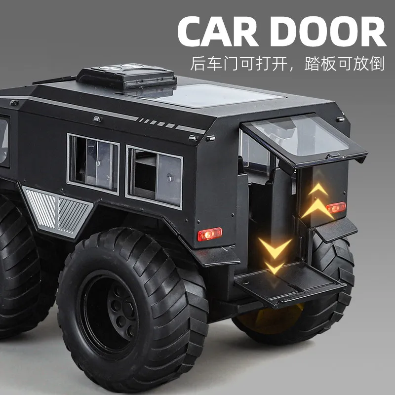1:24 SHERP ATV Alloy Metal Diecast Model Car Home Trendy Ornaments & Computer Desktop Decoration Simulation Collectible Car
