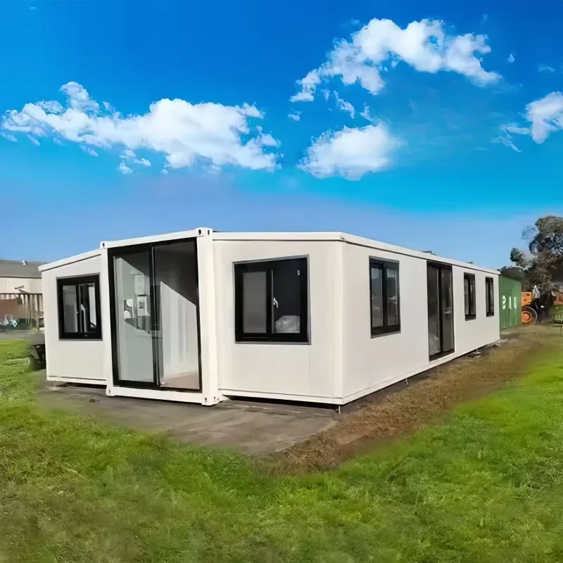 Tiny House Home Modern Prefab House Light Steel Ready Made 20/40ft Expandable Container House for Home Use with 2 3 Room