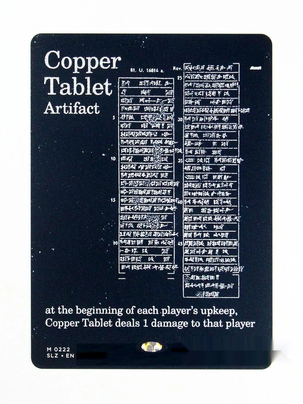 Non-Foil SLZ Mana Echoes/Copper Tablet/Darksteel Monolith | TCG M Proxy Cards Custom Top Quality Game Collection Trading Cards