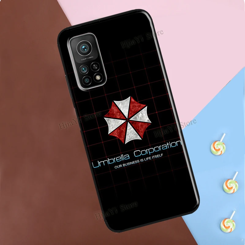 Umbrella Corporation Case For POCO F3 F2 M3 M4 X3 GT X4 Pro Cover For Xiaomi Mi 11 Lite Ultra Mi 10T 11T 12 Pro view 5