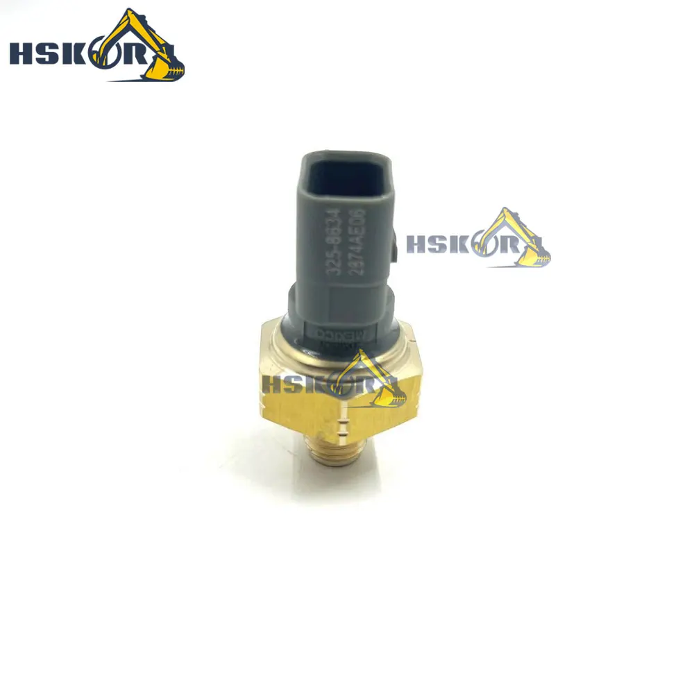 Excavator Pressure Sensor 325-8634 Switch Compatible for 320d2 C7.1 Model Heavy Equipment Parts for Construction Machinery