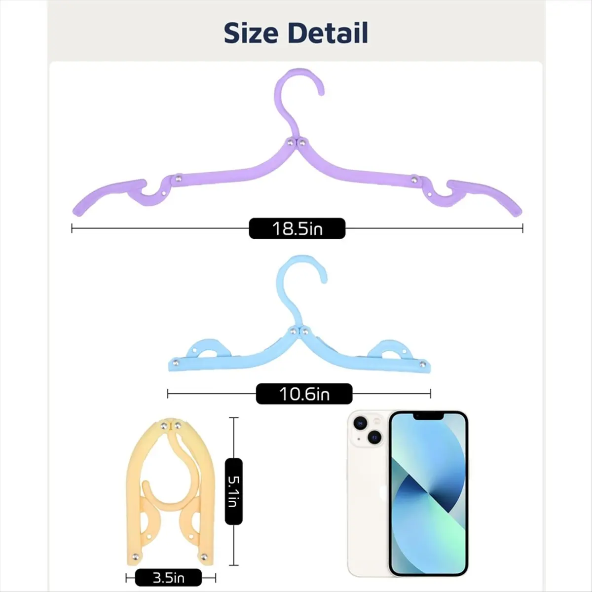 2026 Trend 30 Pcs Travel Hangers, Cruise Ship Essentials Foldable Plastic Hangers Travel Essentials, Portable Cruises Must Haves