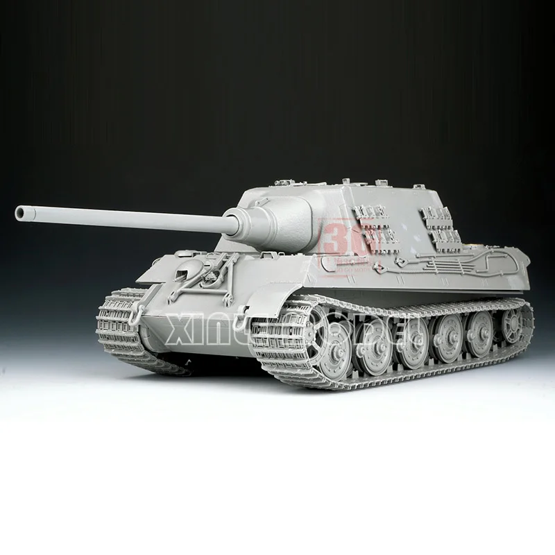 Kit de modelo de tanque montado de plástico TAKOM 8001 Destruidor de tanque de tigre alemão, início/final 2 em 1 1/35