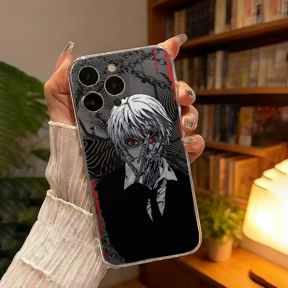 HUNTER K-Kurapika Kurta Phone Case For iPhone17,16,15,14,13,12,11,XR,Pro,Max,Plus,mini,Transparent Soft Cover