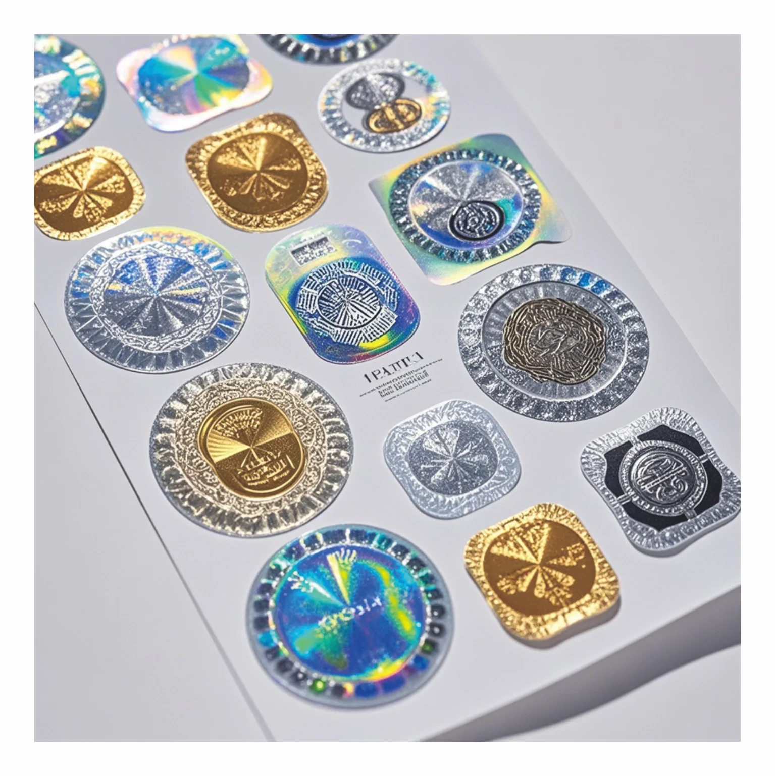 Professional Silver Hologram Label In Sheet Custom Silver Hologram Made In China