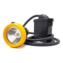 À prova de explosão LED Mining Farol, Segurança Mineiro Capacete Cap Lamp, Pesca Camping Luz, KL12M