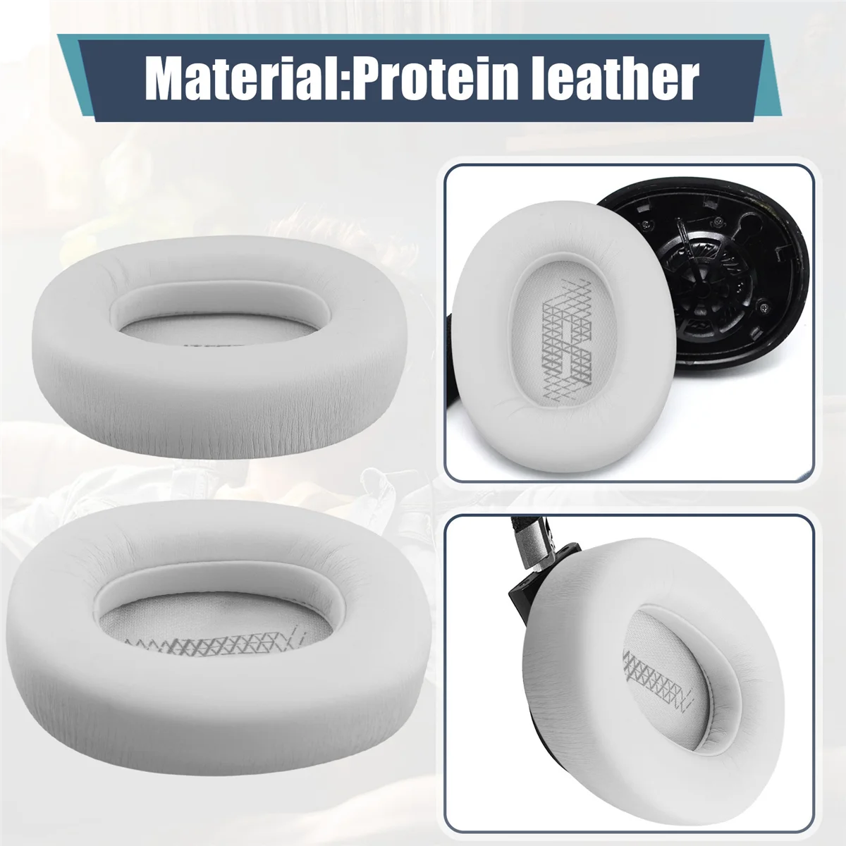 Almohadillas para los oídos Almohadillas de repuesto para E65BTNC, Duet NC, LIVE 650/660BTNC