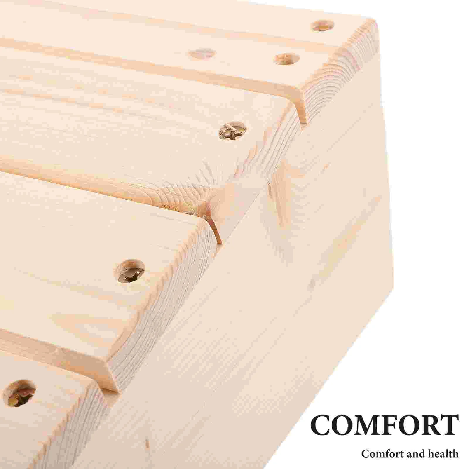 Coussin en Polymères de Pieds en Bois et Métal, Appui-Jambe en Surpoids, Repose-Pieds de Bureau