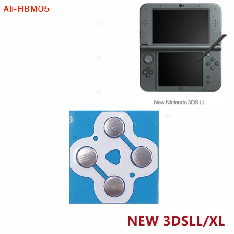 (HB05)1Pc D-Pad Dome Snap PCB Board Buttons Conductive FIlm For New 3DS /3DS XL Controller Key ABXY Button PCB Board Sticker - view 3