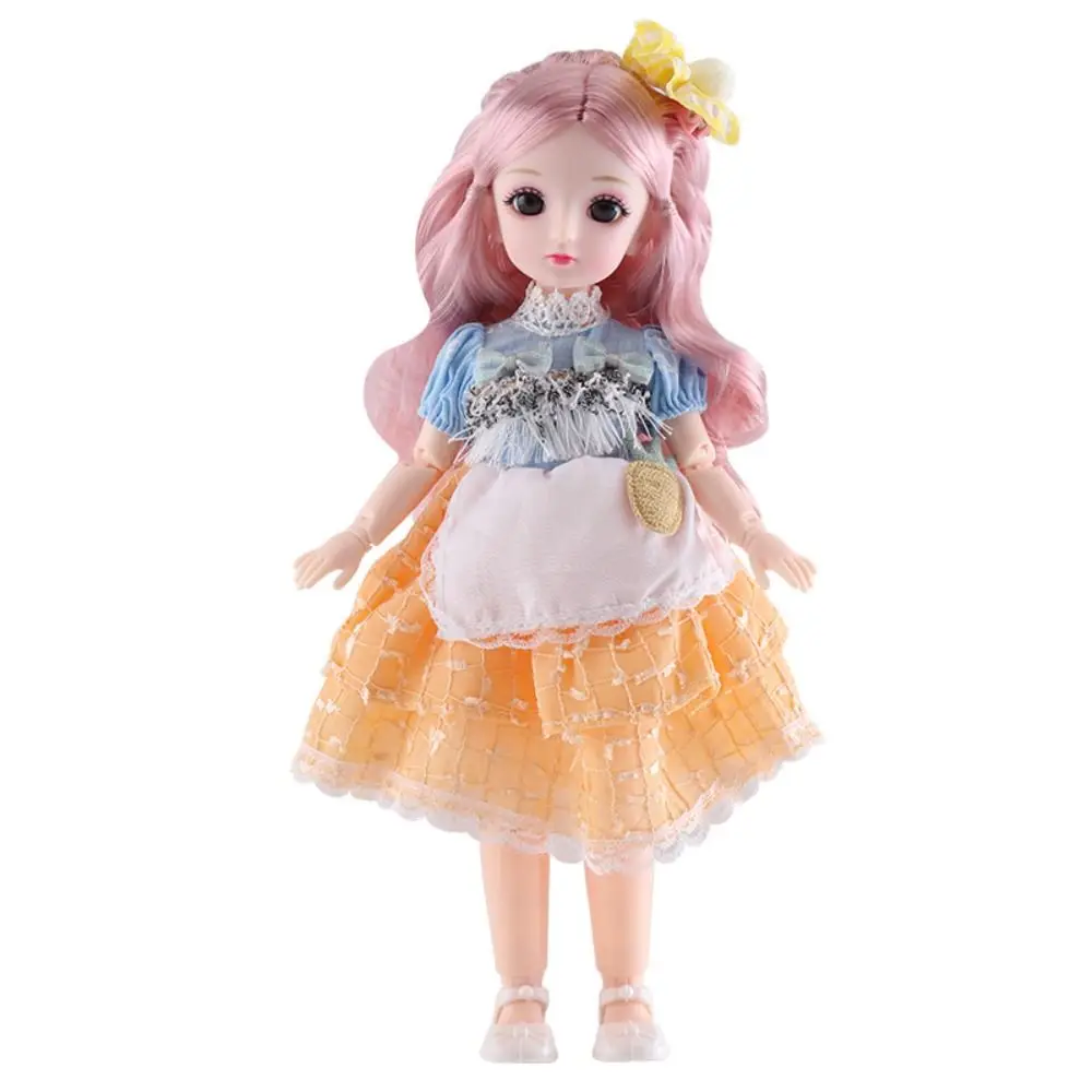 1/6 SD 30cm BJD Dolls&Clothes Attractive Eyes 23 Moveable Joints 30cm Dress Up BJD Dolls with Wig Make Up Long Hair