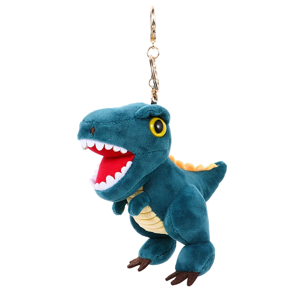 

Keychain Handbag Ornament Dinosaur Pendant Cartoon Keyring Decor Holder Pp Cotton Miss