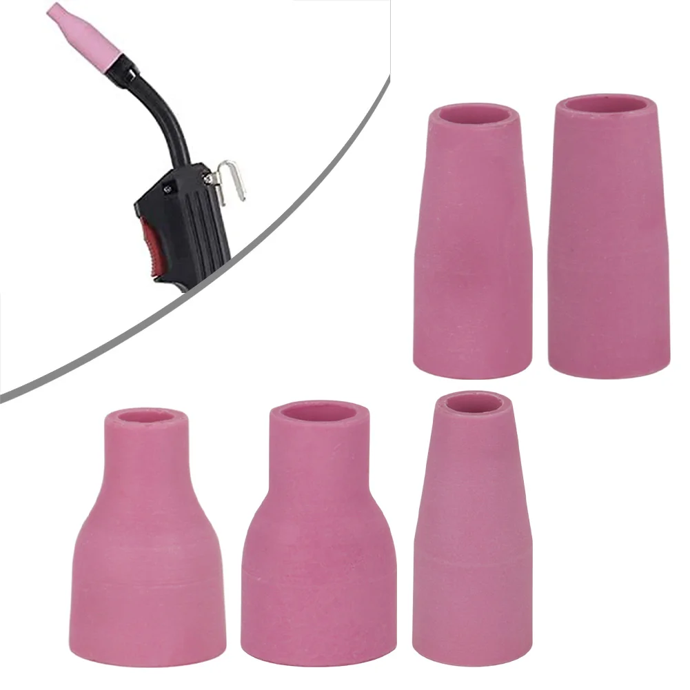 10 قطعة ل MIG لحام الأرجون TIG لحام الخزف تلميح الغاز السيراميك الفوهات الفم ل QQ-300A/500A مشاعل لحام اكسسوارات #3