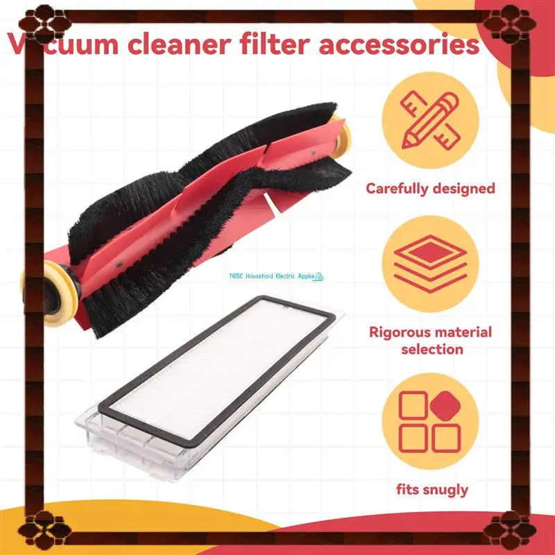 24 ساعة التسليم 7 قطعة ل Xiaomi Roborock S4 E4 S5 S6 S5 ماكس المطاط الجانب فرشاة الرئيسية الأسطوانة فلتر HEPA ماكس فرشاة تصفية Sp