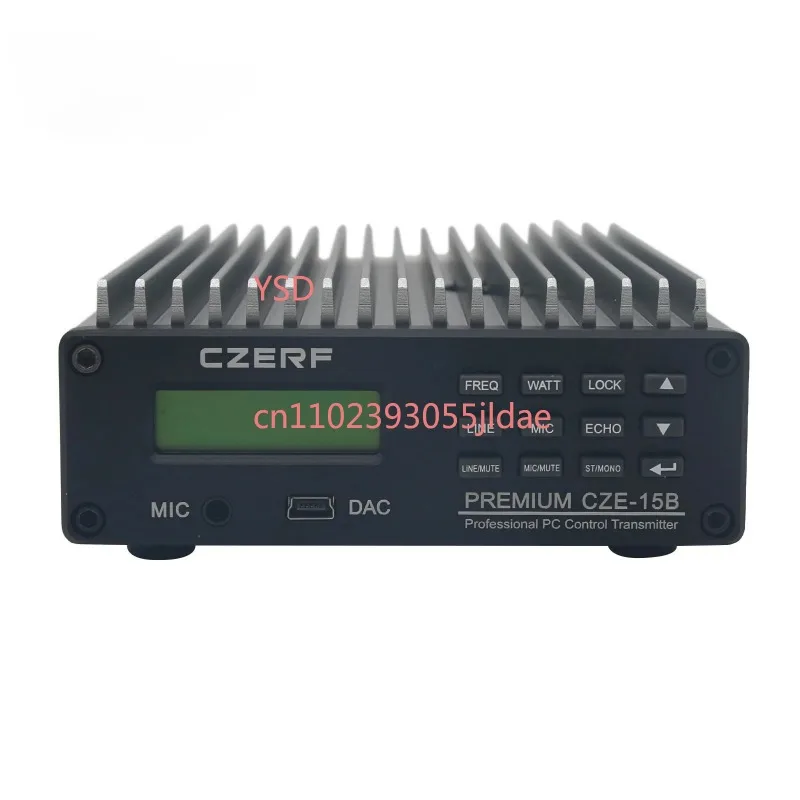 CZE-15B FM Transmitter 15W Wireless Stereo Broadcast for Driving School Campus Wedding