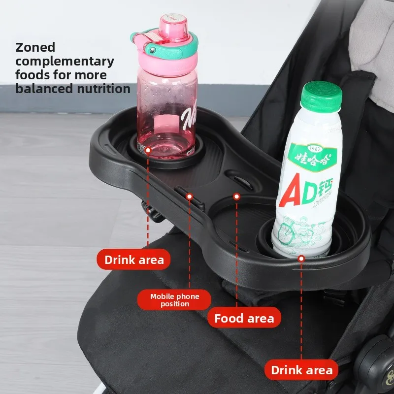 Baby Stroller  Enlarged Tray  Stroller  Walking Tool for Children  Universal Accessories for Dining Plates