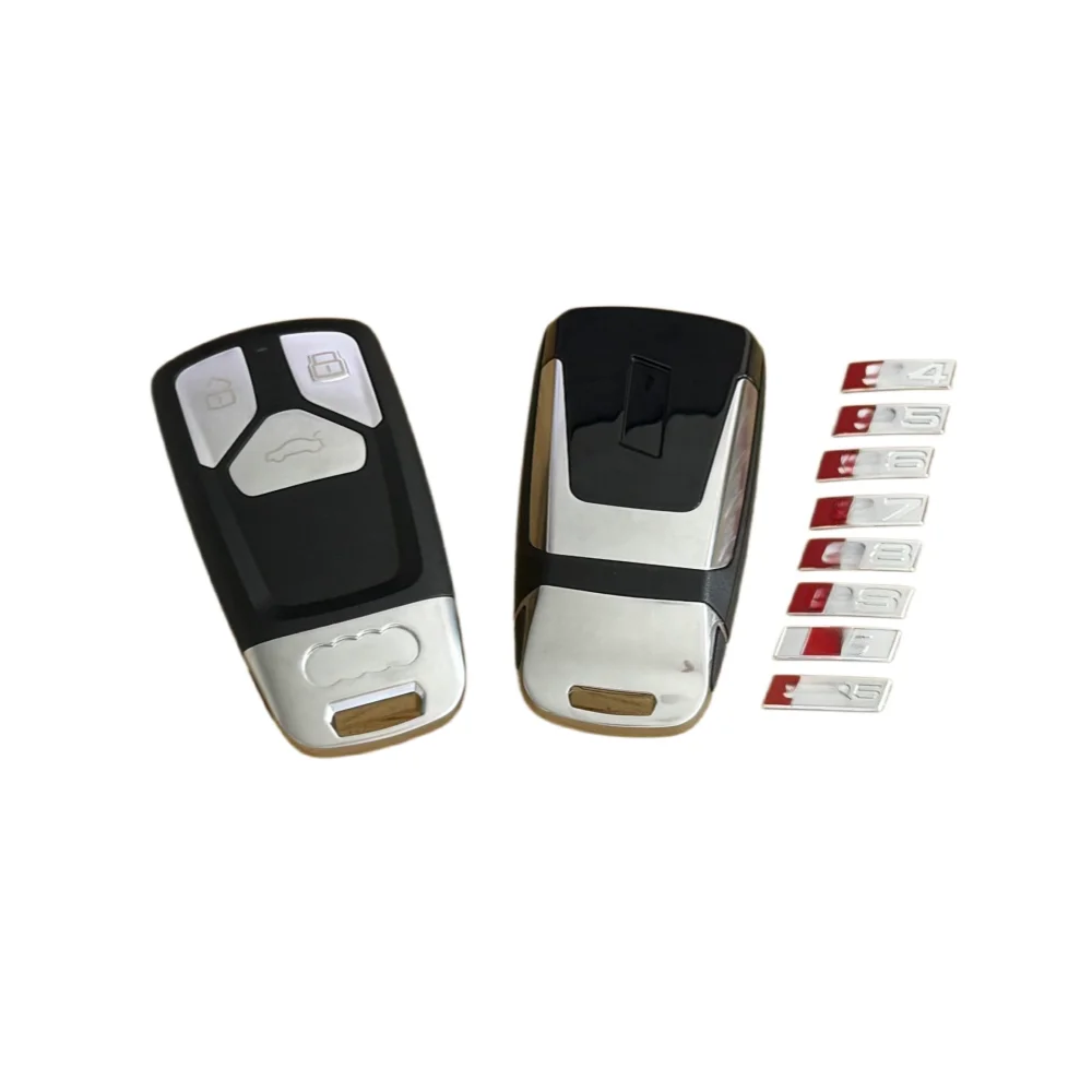 

Car Key For S4 S5 S6 S7 S8 S RS SQ5 for Audi A4 A5 A4L A6 A6L TT 2016 2017 2018 2019 2020 3Buttons Car Key Fob Case Shell