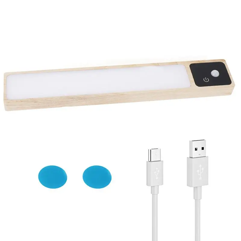 

LED Under Cabinet Night Light USB Rechargeable Motion Sensor Closet Light Kitchen Bedroom Lighting Indoor Wall Lamp