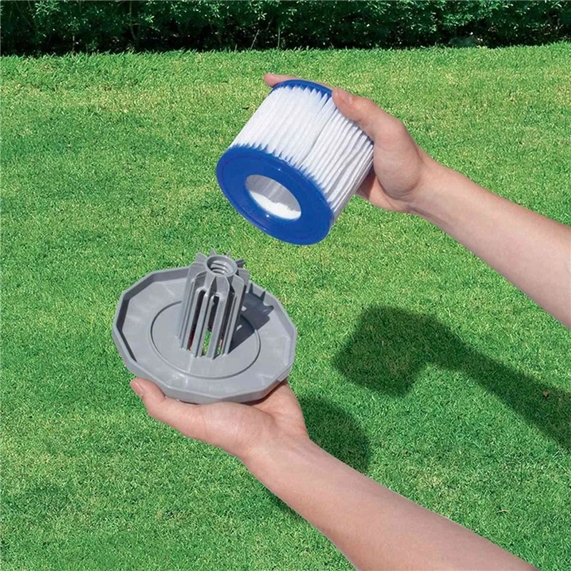 

Hot Sale-12Pcs Pool Filter Cartridges Type H Replacement Swimming Pool Filter For Pool Filter Pump Cleaner