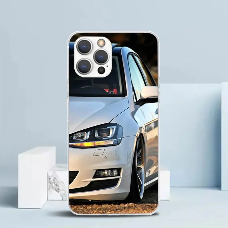 Sport Car Golf R 7 Phone Case For IPhone 16 17 17E 16E 15 14 Plus 13 Mini 12 11 Pro Max 7 8 + SE 2020 Air Soft TPU Cover 16 17 A view 5