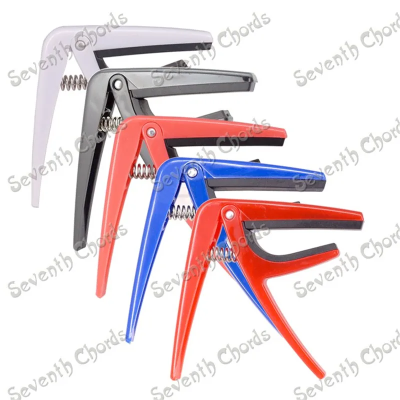 

Набор из 4 профессиональных пластиковых капо для укулеле, одноручный, с быстрой сменой настроек, размер 62,5 x 70 мм, 5 цветов на выбор