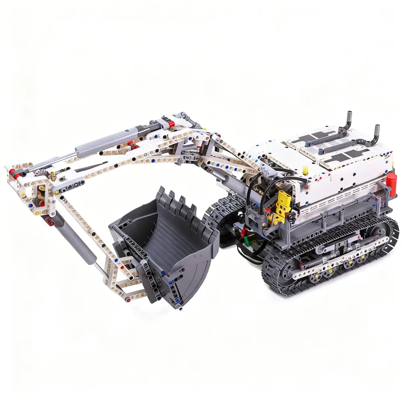 

1985PCS MOC Technology Excavator C Model DIY Creative Assembly Bricks Display Birthday Gift Collectible Decoration Collection