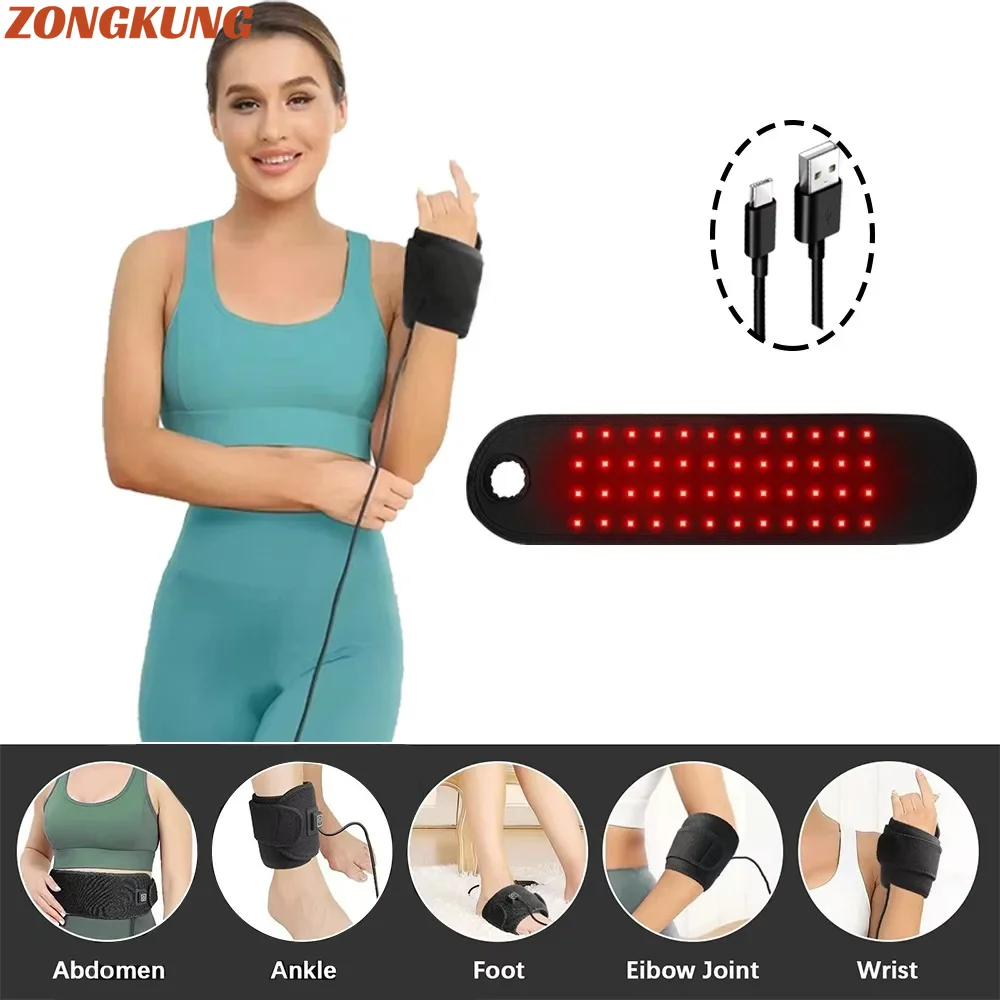 

Red Light Belt for Fatigue Relief Belt 850nm&660nm LED Near Infrared Pad Joint Care for Knee Wrist Beautiful Skin Dropshipping