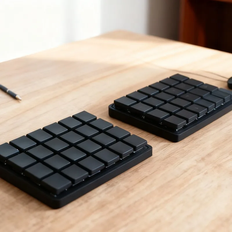 Planck 2.4G لوحة المفاتيح اللاسلكية سبليت مخصصة الساخن مبادلة بيئة العمل وضع واحد سبليت لوحة المفاتيح دعم قارورة 48 مفاتيح لوحة المفاتيح الصغيرة