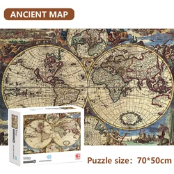 1000pcs Puzzle Paper Toys Ancient Map Famous Paintings 1000 Pieces Jigsaw Puzzle Children Gift Adult Educational Puzzle