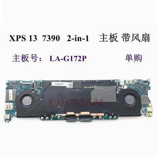 For Dell/Dell XPS 13 7390 2-IN-1 Motherboard LA-G172P