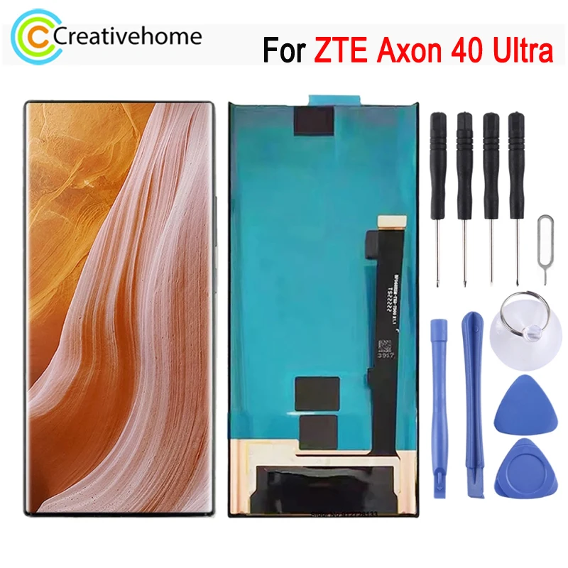 

6.8 Inch AMOLED LCD Screen For ZTE Axon 40 Ultra A2023P A2023PG LCD Display with Digitizer Full Assembly Repair Spare Part