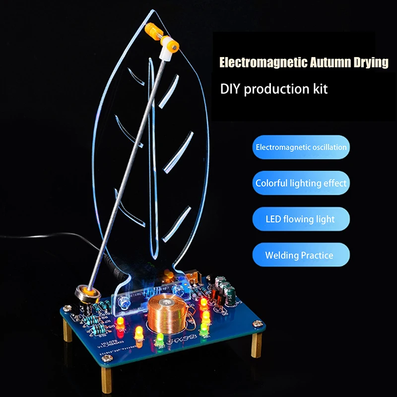 Kit elettronico a levitazione magnetica con altalena a foglia fai-da-te con kit fai-da-te scientifici con luce di flusso a LED