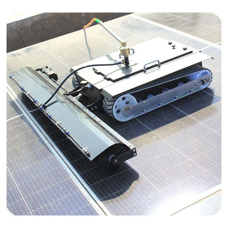 

Small 700mm Brush Length Crawler Robot for Solar Panel Cleaning Machine for Solar Pane Power Station Clean