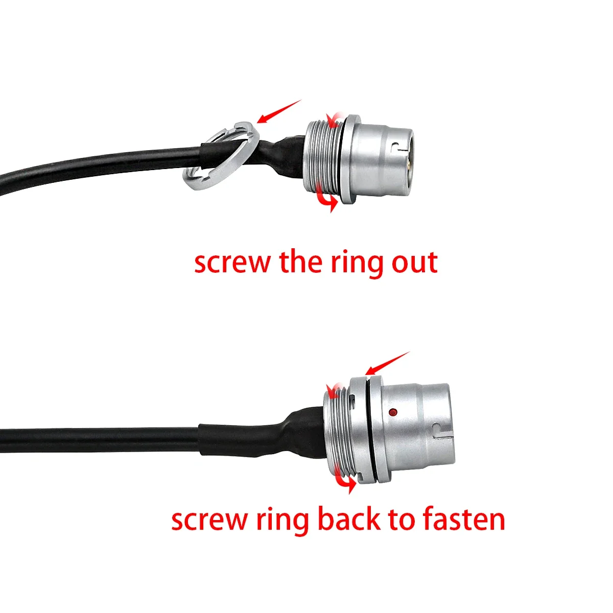 U-283/U 6 Pin Turn To Kenwood Plug Adapte voor Harris Dummy Case AN/PRC 152/PRC 148 Dummy Case voor UV5R UV82 Walkie Talkie