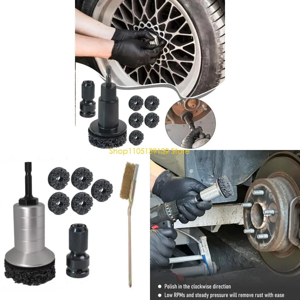 Multipurpose Automotive Grinding Head Secure Hook Loop Design Ensures Long Lasting Performances for Axles Hub Maintenance