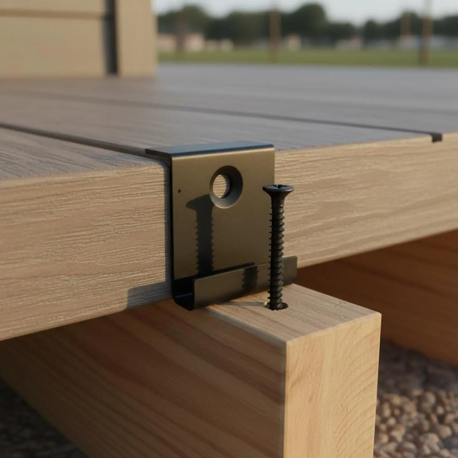Reliable Stainless Steel Deck Fastening Clip Installation Accessories for Patio and Garden Composite Flooring