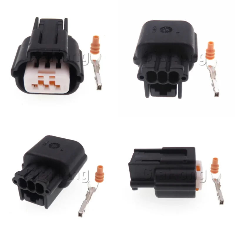 1 Set 3 Ways AC Assembly Auto Parts PK605-03027 Automobile Waterproof Plug With Terminal For Mitsubishi Car Sealed Connector