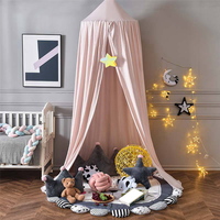 A30F-Mosquito Net For Baby Kids, Princess Dome Dream Castle Baby Bedding Room Castle Play Tent Hanging House Reading Corner