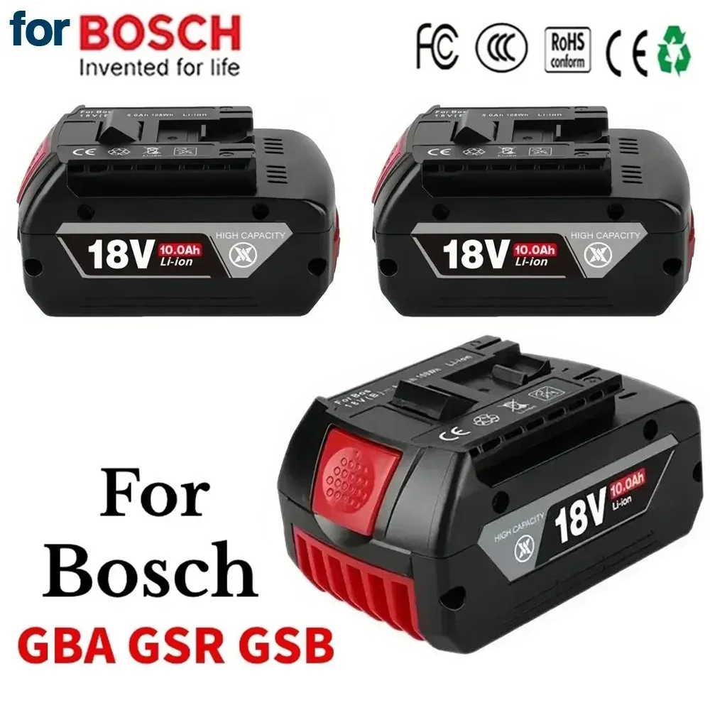 

Оригинальный аккумулятор 6.0Ah для Bosch 18V Professional GBA GBH GSR GSB BAT618 BAT609 BAT620, сменный аккумулятор